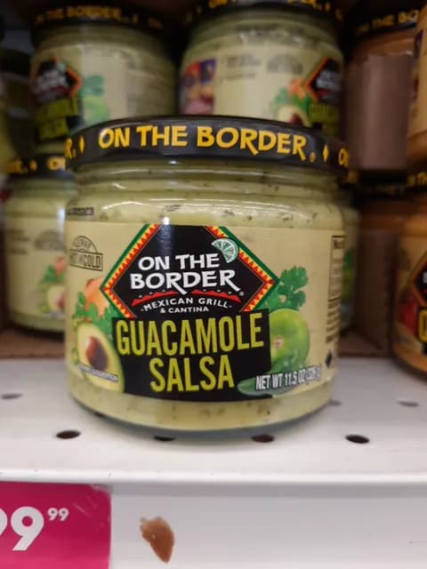 On The Border Mexican Grill & Cantina Guacamole Salsa
