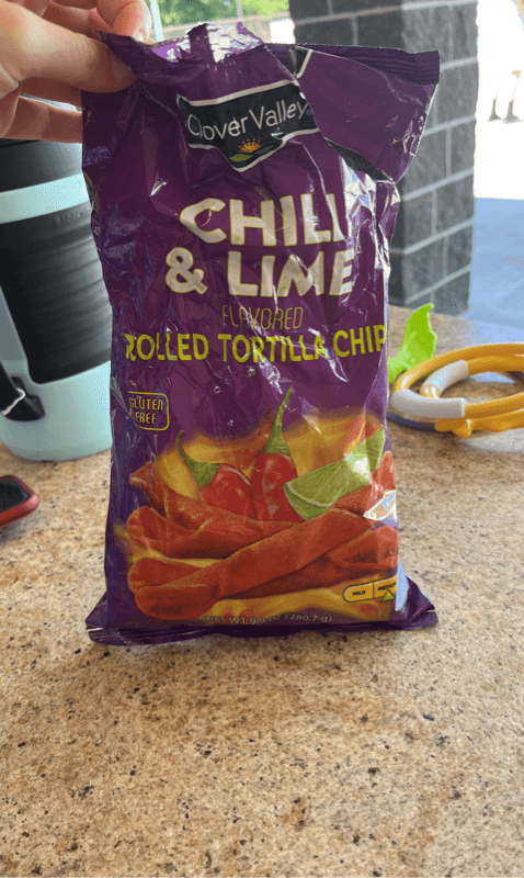 Clover Valley Chili & Lime Flavored Rolled Tortilla Chips