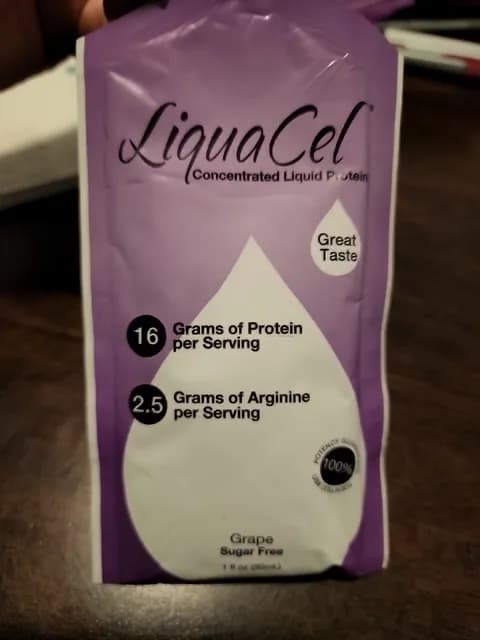 Liquacel Grape Sugar Free Concentrated Liquid Protein