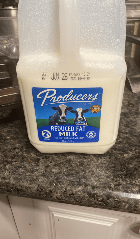 Producers 2% Reduced Fat Milk