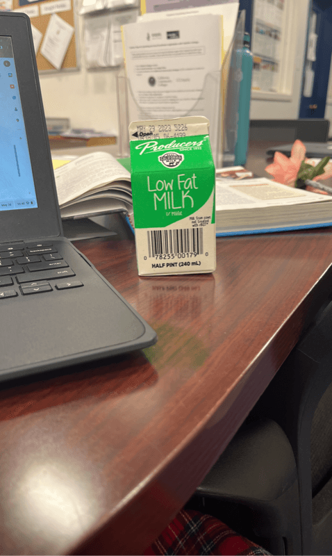 Producers Half Pint Low Fat Milk