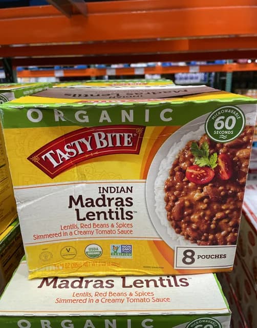 Tasty Bite Organic Indian Madras Lentils