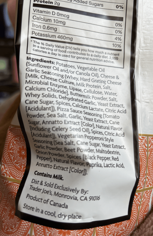 Trader Joe'S Pizza Party Potato Chips