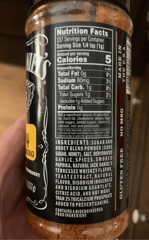 Jack Daniel'S Old No.7 Brand Honey Bbq Seasoning