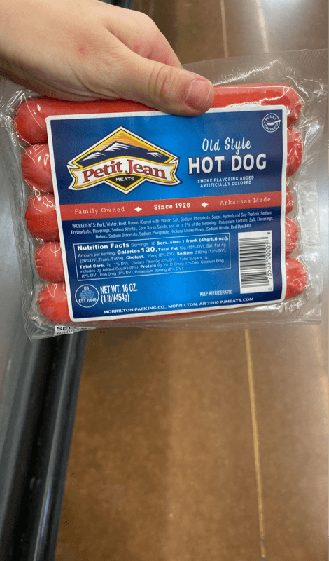 Petit Jean Meats Old Style Hot Dog