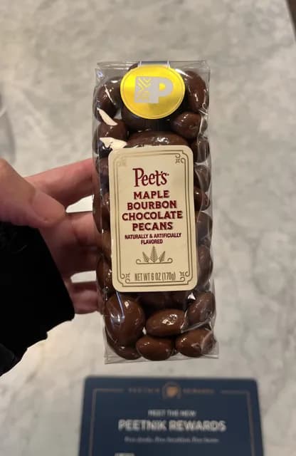 Peet'S Maple Bourbon Chocolate Pecans