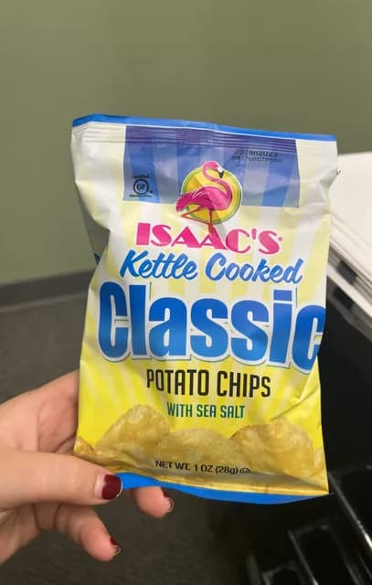 Isaac'S Kettle Cooked Classic Potato Chips With Sea Salt