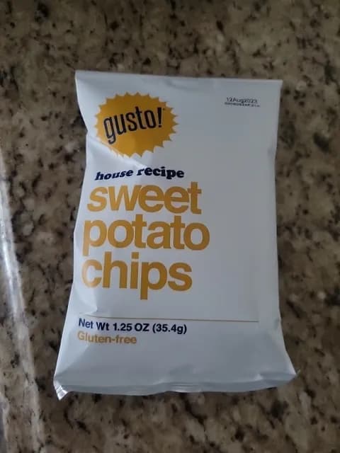 Gusto! House Recipe Gluten-Free Sweet Potato Chips