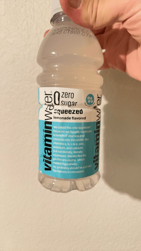 Vitaminwater Zero Squeezed Lemonade
