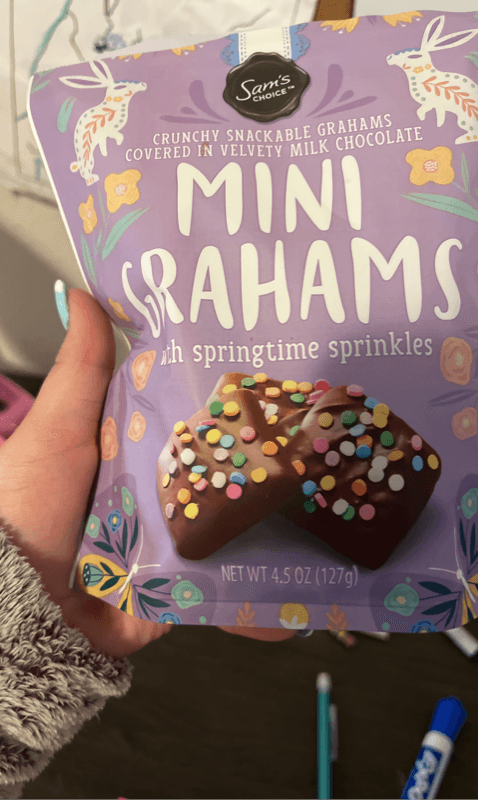 Sam'S Choice Milk Chocolate Mini Grahams With Springtime Sprinkles