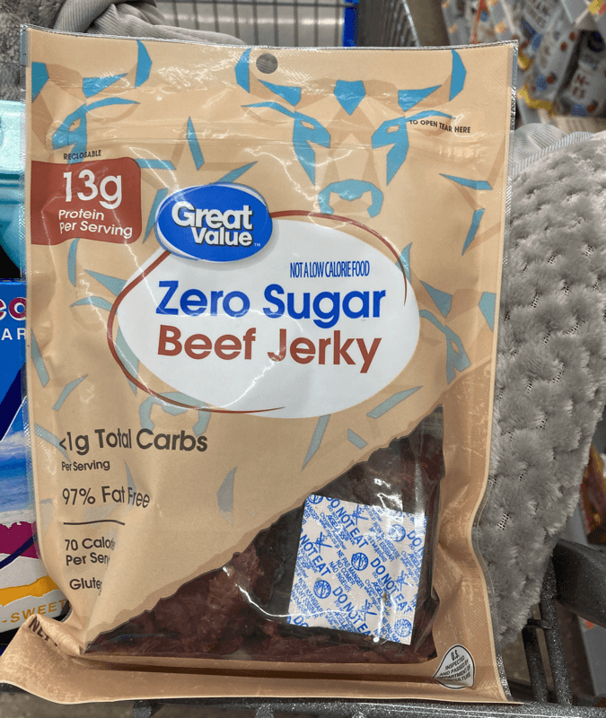 Great Value Zero Sugar Beef Jerky