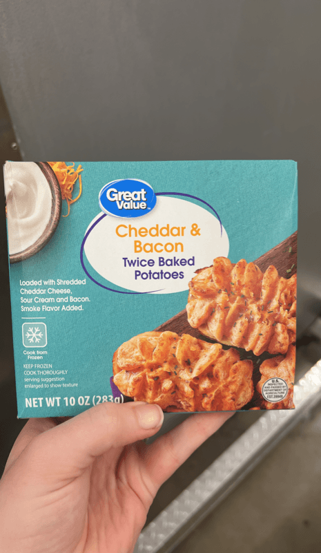 Great Value Cheddar & Bacon Twice Baked Potatoes