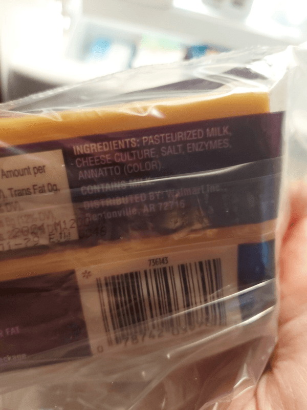 Great Value Medium Cheddar Cheese