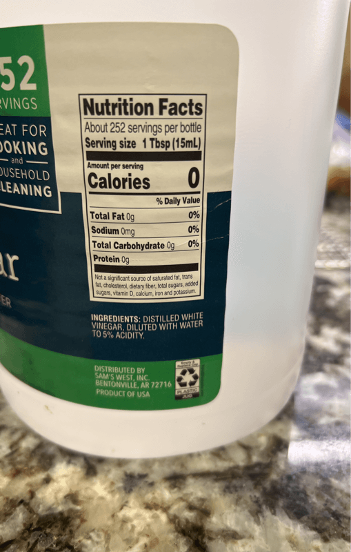 Member'S Mark Distilled White Vinegar