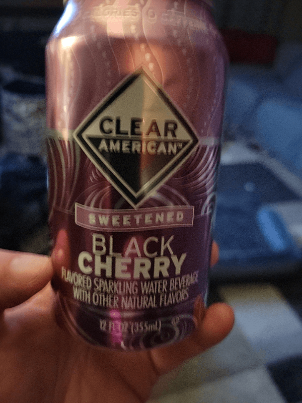 Clear American Sweetened Black Cherry Flavored Sparkling Water
