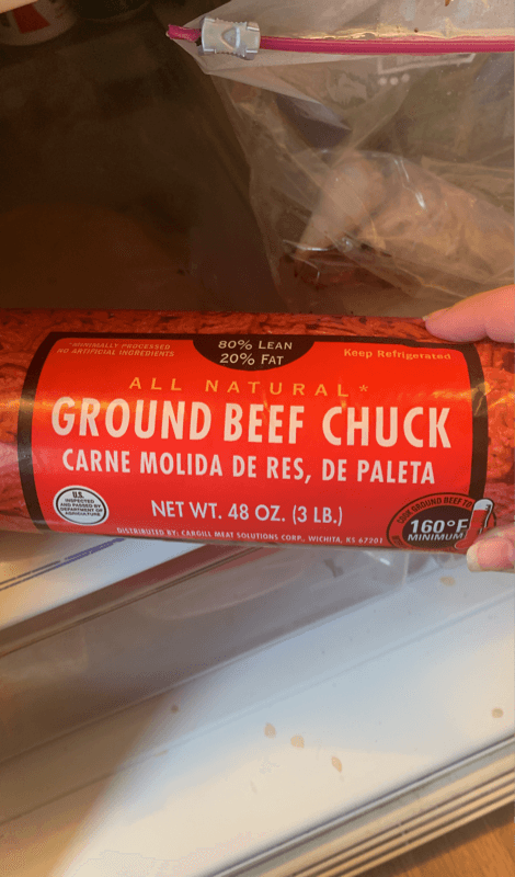 Cargill Meat Solutions Corp. Ground Beef Chuck