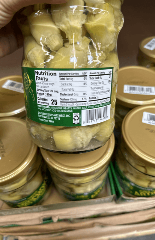 Member'S Mark Whole Tender Artichoke In Water Hearts