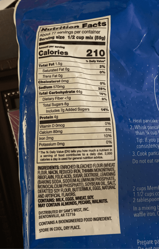 Member'S Mark Buttermilk Pancake Mix
