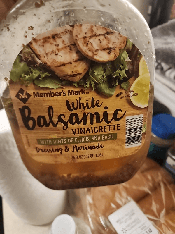 Member'S Mark White Balsamic Vinaigrette Dressing And Marinade