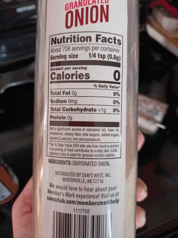 Member'S Mark Granulated Onion
