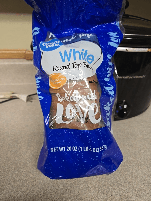 Great Value White Round Top Bread Loaf