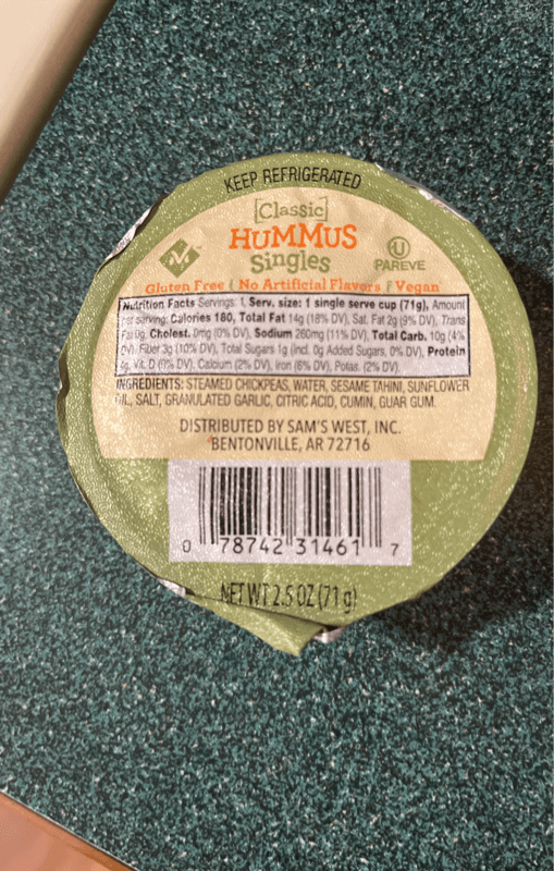 Classic Hummus Singles