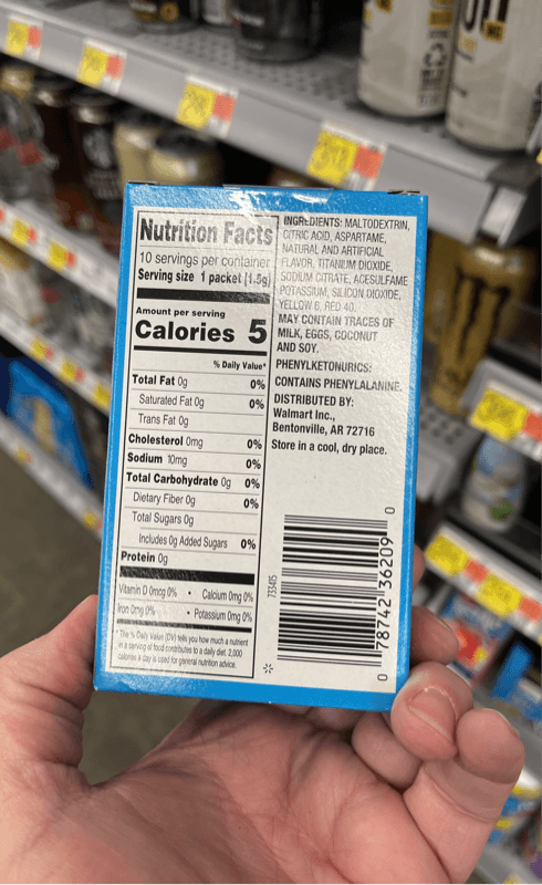 Great Value Tropical Melon Flavored Drink Mix