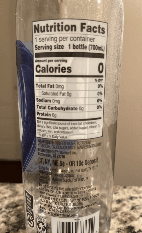 Great Value Hydrate Alkaline Water
