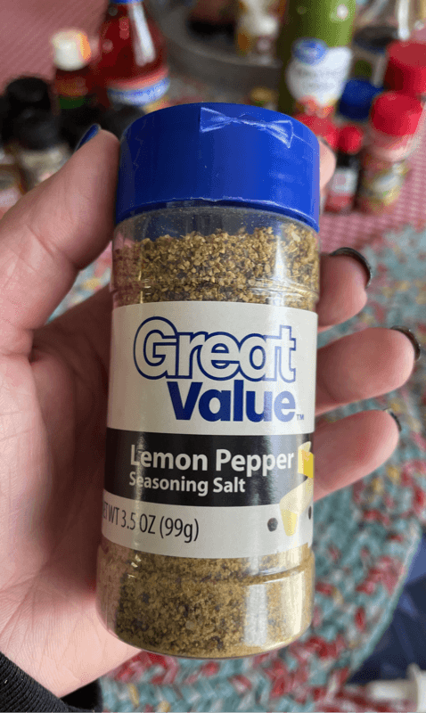 Great Value Lemon Pepper Seasoning Salt