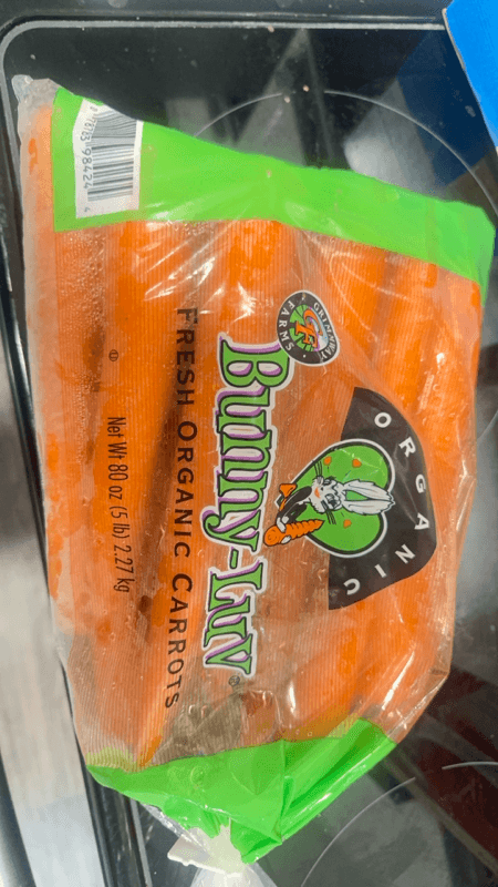 Bunny Luv Fresh Organic Carrots