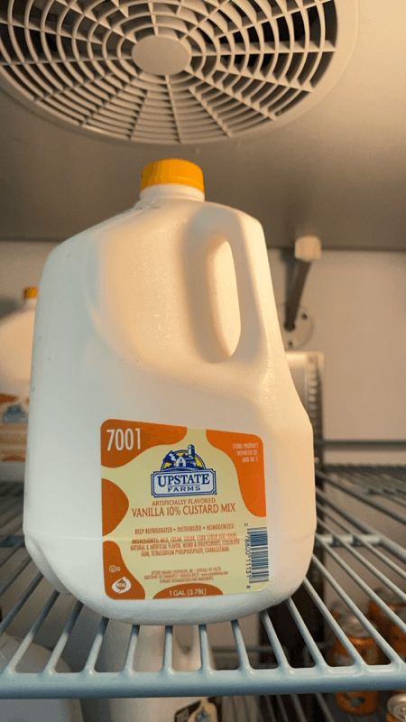 Upstate Farms Vanilla 10% Custard Mix
