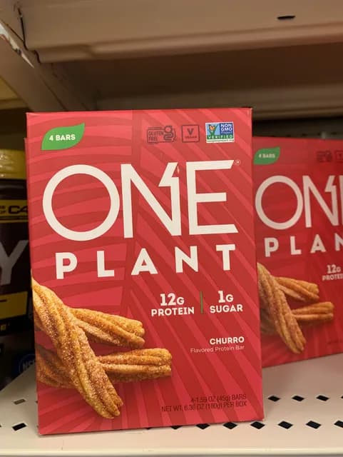 One Plant Churro Flavored Protein Bar