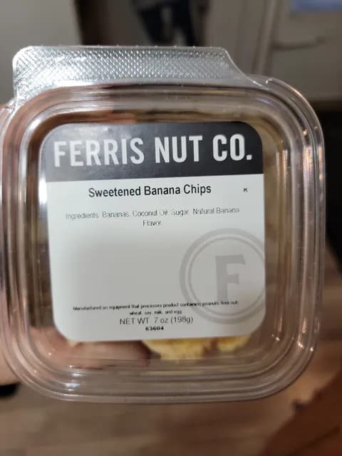 Ferris Nut Co. Sweetened Banana Chips