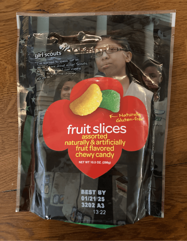 Girl Scouts Fruit Slices Assorted Fruit Flavored Chewy Candy