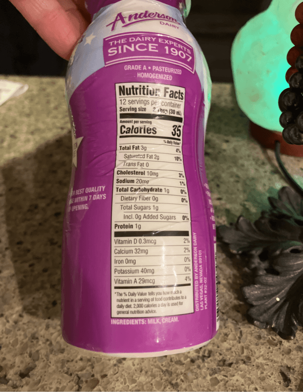 Anderson Dairy Half & Half