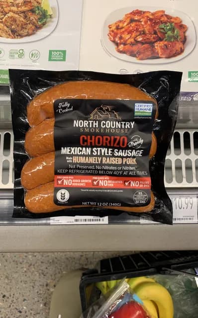 North Country Smokehouse Chorizo Mexican Style Sausage