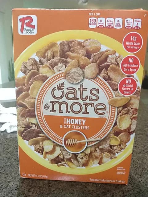 Ralston Foods Oats & More With Honey & Oat Clusters