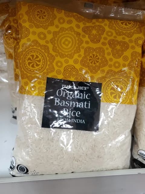 Trader Joe'S Organic Basmati Rice From India