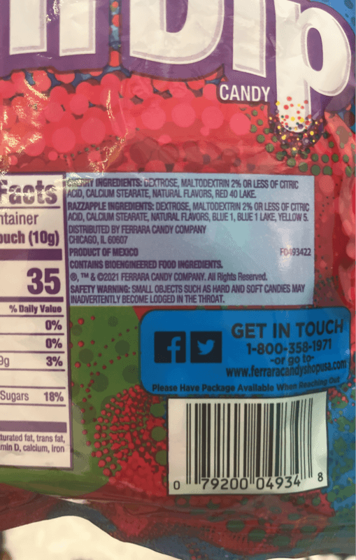 Lik-M-Aid Fun Dip Candy Cherry Yum Diddly Dip Razz Apple Magic Dip 