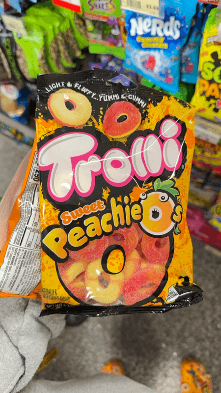 Trolli Peachie-O'S Gummy Candy