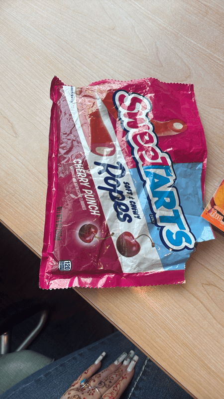 Is it Low Iodine? Sweetarts Cherry Punch Soft & Chewy Ropes Candy Bag