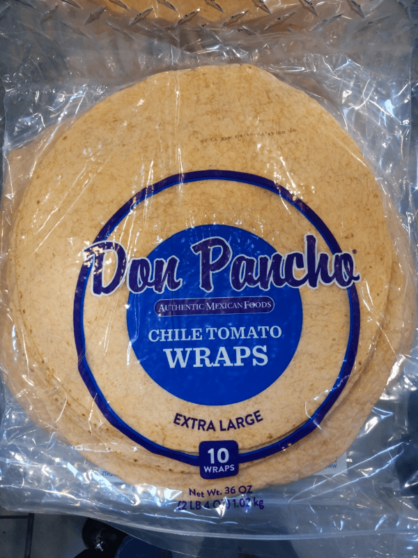 Don Pancho Chile Tomato Wraps