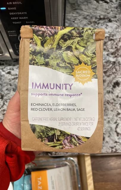 Sacred Blossom Immunity Caffeine Free Herbal Supplement