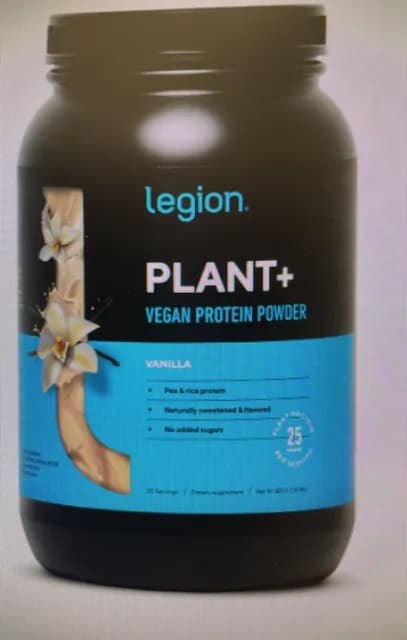 Legion Plant+ Vanilla Vegan Protein Powder