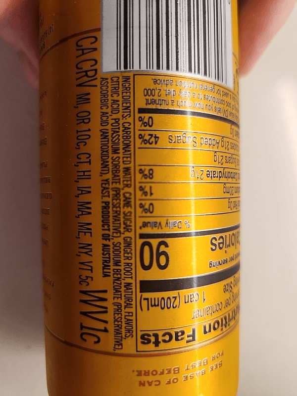 Bundaberg Ginger Beer Non-Alcoholic Beverage