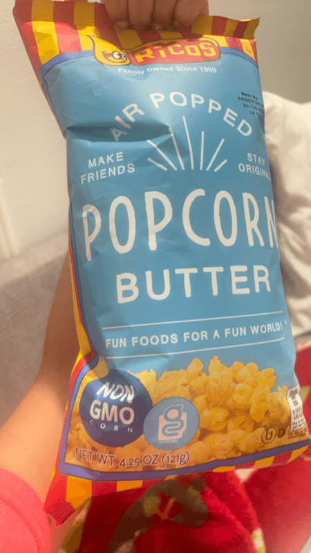 Ricos Air Popped Popcorn Butter