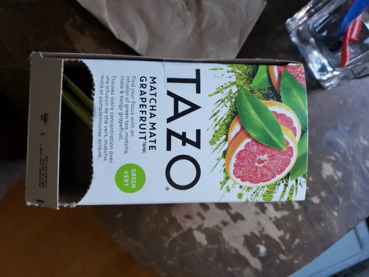 Tazo Matcha Mate Grapefruit