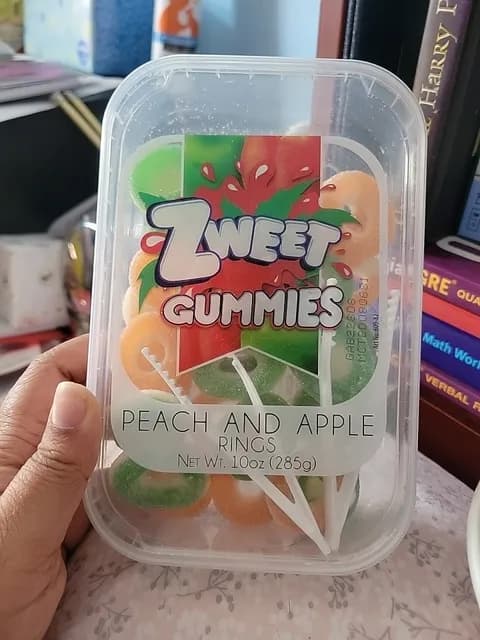 Zweet Gummies Peach And Apple Rings