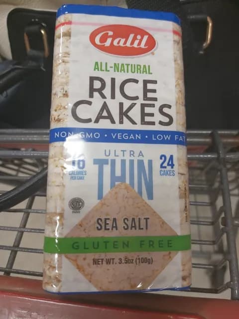 Galil Gluten Free Ultra Thin Sea Salt Rice Cakes