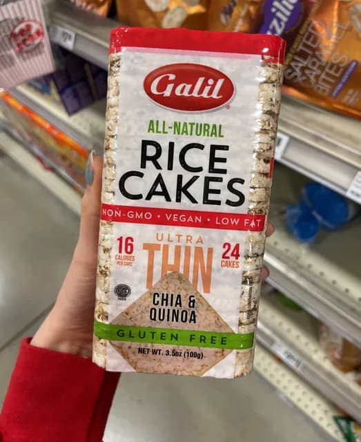 Galil Ultra Thin Rice Cakes Chia & Quinoa